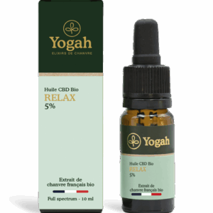 Huile CBD bio relax 5 %