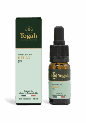Huile CBD bio relax 5 %