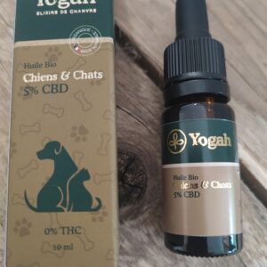 Huile Bio CBD 5 % animaux
