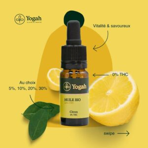 Huile CBD 5% bio Citron – Image 2