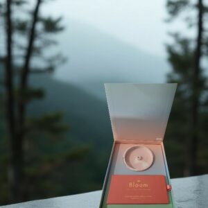 Coffret cadeau encens et porte encens - flamingo