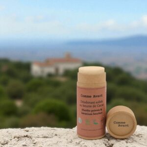 Déodorant solide géranium bourbon & menthe poivrée