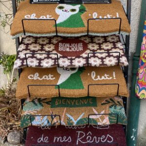 Paillasson de créateurs français de chez Derrière la Porte